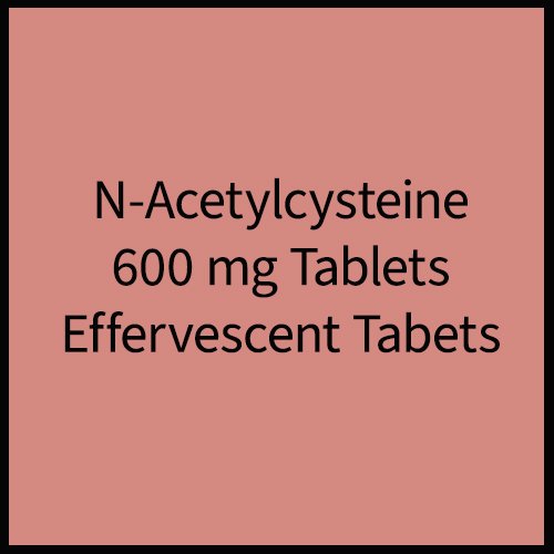N-Acetylcysteine 600 mg Tablets Effervescent Tabets, Compositions of N-Acetylcysteine 600 mg Tablets Effervescent Tabets are N-Acetylcysteine 600 mg Tablets Effervescent Tabets , N-Acetylcysteine 600 mg Tablets Effervescent Tabets offered by Janus Biotech