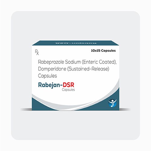 Rabejan-DSR, Compositions of Rabejan-DSR are Rabeprazole Sodium (Enteric Coated), Domperidone (Sustained-Release) Capsules, Rabejan-DSR offered by Janus Biotech