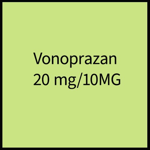Vonoprazan 20 mg/10 MG, Compositions of Vonoprazan 20 mg/10 MG are Vonoprazan 20 mg/10MG, Vonoprazan 20 mg/10 MG offered by Janus Biotech