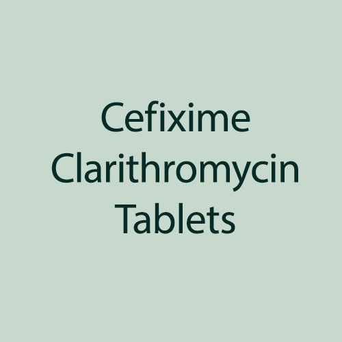 Cefixime clarithromycin tablets, Compositions of Cefixime clarithromycin tablets are Cefixime clarithromycin tablets, Cefixime clarithromycin tablets offered by Janus Biotech