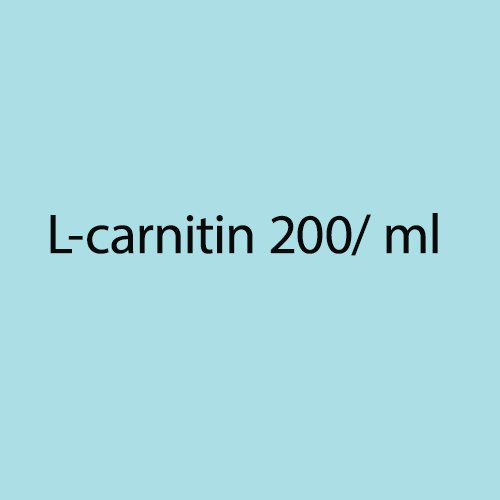 L-carnitin 200/ ml, Compositions of L-carnitin 200/ ml are L-carnitin 200/ ml, L-carnitin 200/ ml offered by Janus Biotech