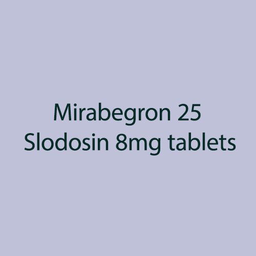 Mirabegron 25 silodosin 8mg tablets, Compositions of Mirabegron 25 silodosin 8mg tablets are Mirabegron 25 silodosin 8mg tablets, Mirabegron 25 silodosin 8mg tablets offered by Janus Biotech