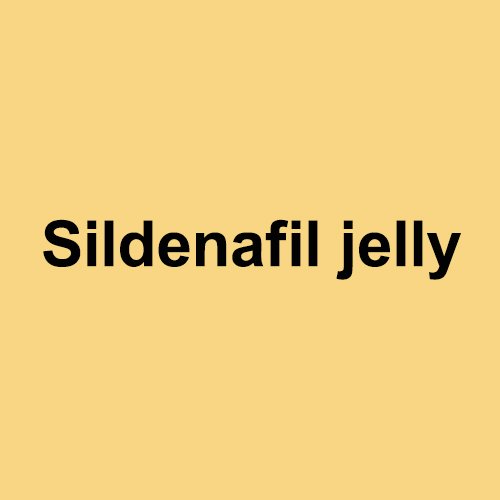 Sildenafil Jelly, Compositions of Sildenafil Jelly are Sildenafil Jelly, Sildenafil Jelly offered by Janus Biotech