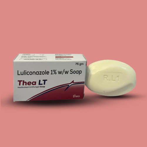 Thea LT, Compositions of Thea LT are Luliconazole 1% w/w Soap, Thea LT offered by Janus Biotech