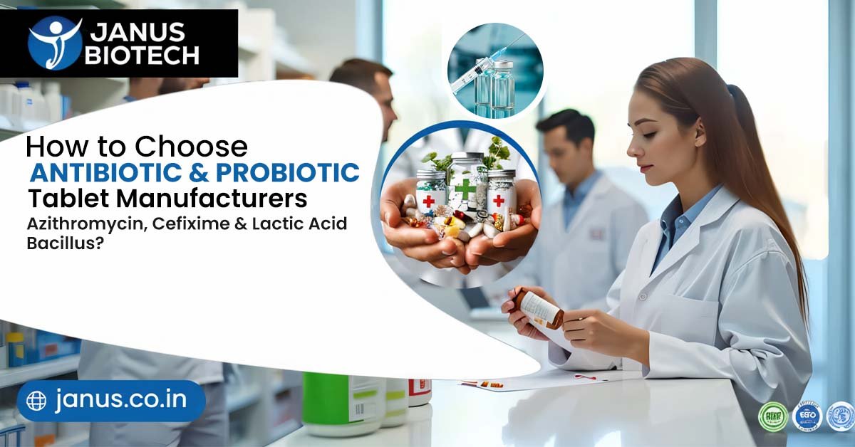 How to Choose Reliable Antibiotic and Probiotic Tablet Manufacturers: Azithromycin, Cefixime & Lactic Acid Bacillus?