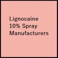 Lignocaine 10% spray manufacturers