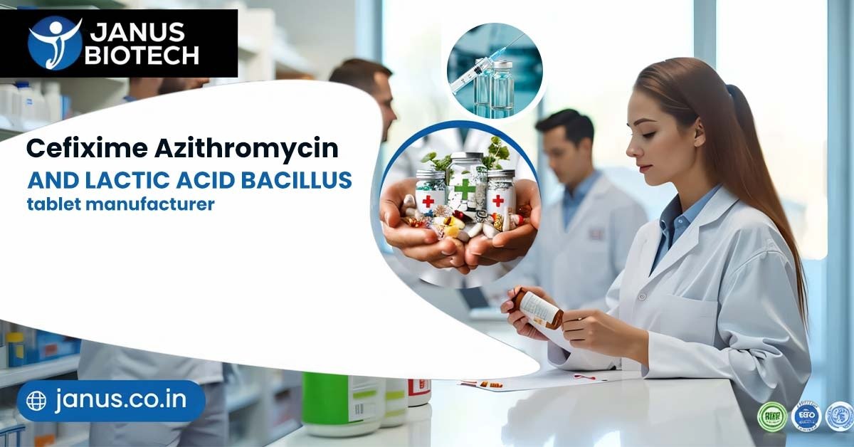 Cefixime Azithromycin & Lactic Acid Bacillus Tablet Manufacturer